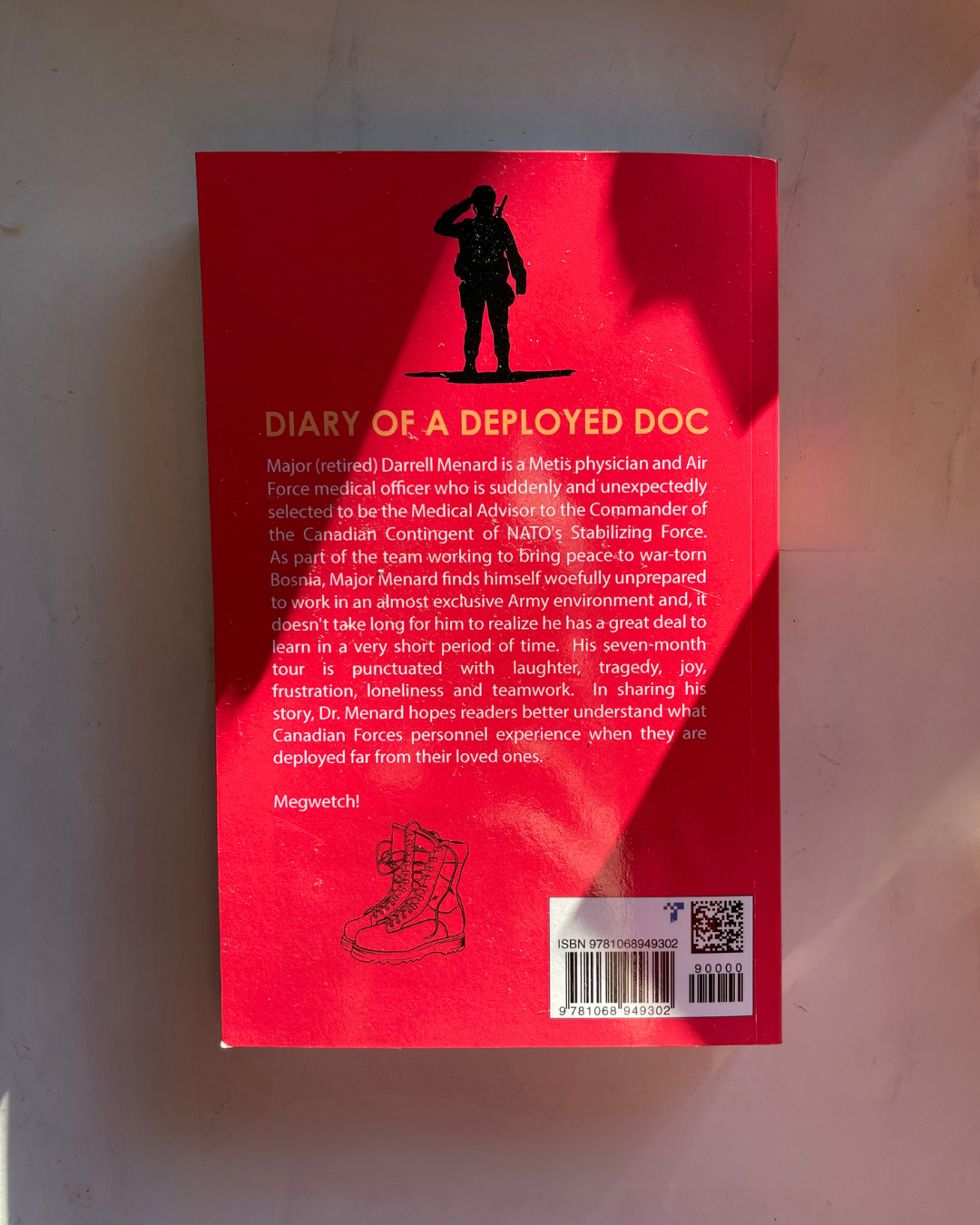 Diary of a Deployed Doc, Darrell Menard, Military Book, Veteran Book, War