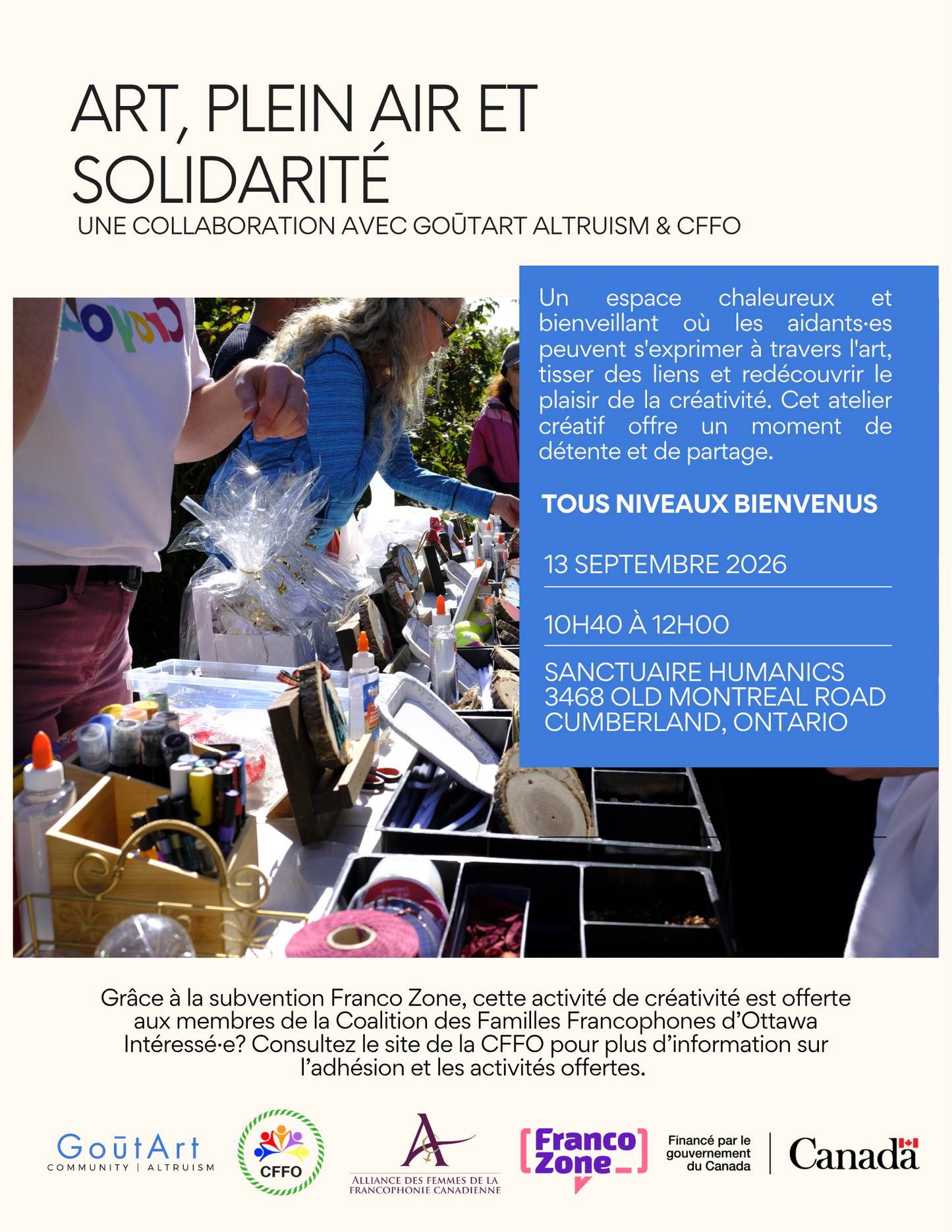 Art, Plein Air et Solidarité