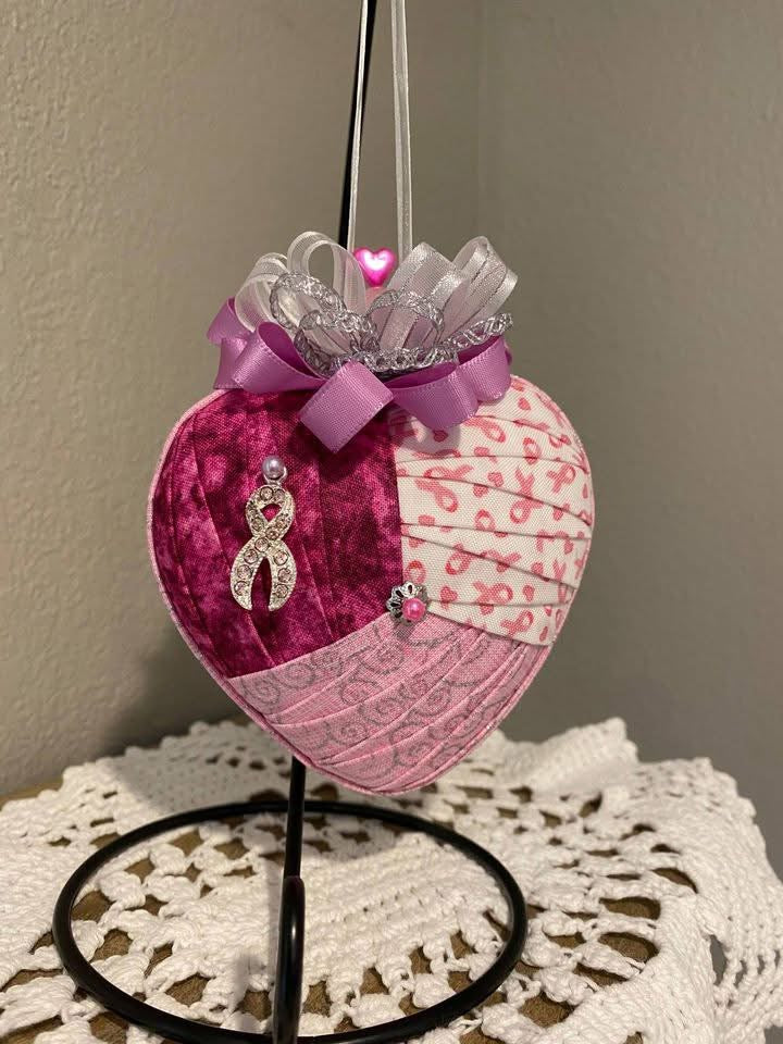 Breast Cancer Tribute Christmas Ornaments