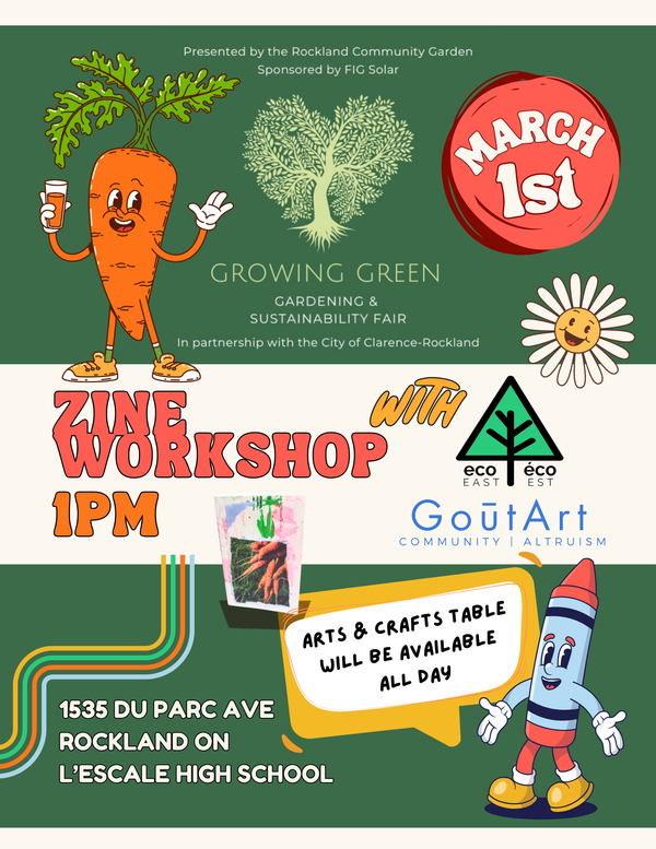 Being in the Moment Zine Workshop | Eco-East, GoūtArt Altruism & Growing Green