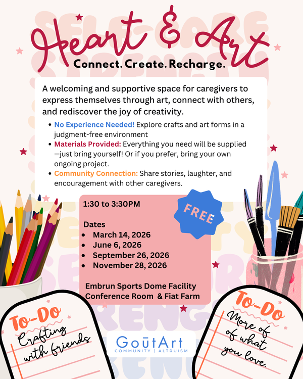 Heart & Art for Caregivers | GoūtArt Altruism