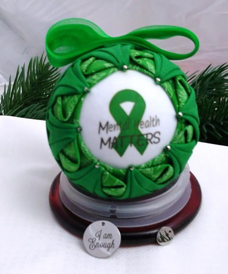 Mental Health Tribute Christmas Ornaments