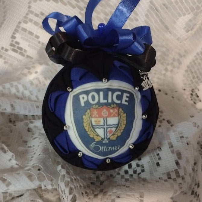 Police Tribute Christmas Ornaments